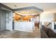 Modern kitchen with wood cabinets and granite countertops at 10587 Parkington Ln # B, Highlands Ranch, CO 80126