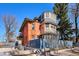 Multi-story home featuring mixed siding and an angular bay window extending from the second story at 1401 N Franklin St # 1, Denver, CO 80218