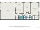 Detailed floor plan showcasing the layout of the home's living spaces and bedrooms at 2203 S Holly St # 3, Denver, CO 80222