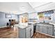 Modern kitchen with island and dining area at 12564 W Virginia Ave, Lakewood, CO 80228