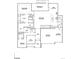 Detailed floor plan showcasing the layout of a modern home with clearly labeled rooms at 21821 E Tansy Pl, Aurora, CO 80016