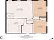 Detailed floor plan of the home's basement level, including dimensions and layout at 1354 S Wright St, Lakewood, CO 80228
