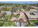 An aerial shot of a home with detached garage in a neighborhood setting, highlighting the property's boundaries at 4835 Harlan St, Wheat Ridge, CO 80033