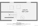 Floor plan for a home utility room with dimensions of 19'0