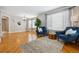 Spacious dining area with hardwood floors and a chandelier at 5885 Cheetah Cv, Lone Tree, CO 80124