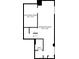 Basement floor plan, showing recreation room and bathroom at 5885 Cheetah Cv, Lone Tree, CO 80124