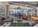 Stylish living area showcasing modern decor, comfortable seating, and panoramic views of the cityscape at 2100 16Th St # 412, Denver, CO 80202