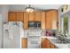 Bright kitchen featuring oak cabinets, stainless steel appliances, and a functional layout at 3312 Meadow Ave, Broomfield, CO 80020