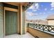 Private balcony overlooks community with mountain views at 11932 W Long Cir # 201, Littleton, CO 80127