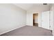 Bright bedroom with neutral walls and carpet flooring at 11932 W Long Cir # 201, Littleton, CO 80127