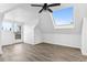 Modern bedroom with skylight and a door to the balcony at 2767 W 38Th Ave, Denver, CO 80211