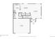 Detailed floorplan of the first floor showcasing layout of kitchen, living room, and garage at 19844 E Vassar Ave, Aurora, CO 80013