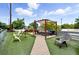 Inviting rooftop patio with pergola, fire pit, lounge seating and artificial turf at 416 W 3Rd Ave, Denver, CO 80223
