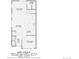 Detailed first floor plan showing layout of kitchen, living, dining, bath, and sitting rooms at 1916 S Elati St, Denver, CO 80223