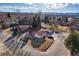 Aerial view of the home and surrounding neighborhood at 3885 Hoyt St, Wheat Ridge, CO 80033