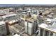 Stunning aerial view of the cityscape, highlighting the building's prime location and urban setting at 2 Adams St # 1507, Denver, CO 80206