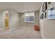 Neutral bedroom with carpet flooring, window, and room for customization at 24316 E Ottawa Ave, Aurora, CO 80016