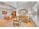 Inviting living room showcasing hardwood floors, large windows, and elegant decor at 24316 E Ottawa Ave, Aurora, CO 80016