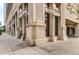 Classic architecture of a coffee shop featuring grand columns and an inviting storefront at 300 W 11Th Ave # 5I, Denver, CO 80204