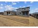 Newly constructed homes displaying yard space with fresh landscaping in a community setting at 9692 Cathay St, Commerce City, CO 80022
