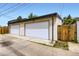 Detached two-car garage and alley access at 4455 Tejon St, Denver, CO 80211