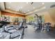 Bright gym features treadmills, stationary bikes, weights, and exercise equipment, perfect for fitness at 13456 Via Varra # 406, Broomfield, CO 80020