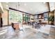 Beautiful club house with fireplace, billiard table, island, and plenty of seating, perfect for entertaining at 13456 Via Varra # 406, Broomfield, CO 80020