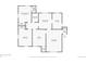 Floor plan showing the layout of the unit, including bedroom, bathroom, dining room and kitchen at 1410 Vine St # 3, Denver, CO 80206