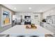 Bright, updated kitchen featuring stainless steel appliances, ample counter space, and a door that leads to the backyard at 4507 W 2Nd Ave, Denver, CO 80219