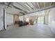 Unfinished basement with sliding glass doors to backyard, offering great potential for customization at 15608 E Otero Cir, Centennial, CO 80112