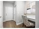 Cozy home office nook with a modern desk and stylish chair, perfect for a productive workspace at 15608 E Otero Cir, Centennial, CO 80112