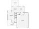 First floor plan showcasing the layout of the living room, dining room, kitchen, and garage at 16840 Hoot Owl Ct, Parker, CO 80134