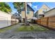 Lovely backyard featuring a peaceful garden and fenced perimeter for ultimate privacy at 3363 W 32Nd Ave, Denver, CO 80211