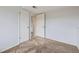 Neutral-toned bedroom with modern doors and trim, providing a clean and versatile space at 11121 W 107Th Pl, Westminster, CO 80021