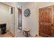 Bathroom featuring ceramic tile flooring, a walk-in shower, and modern fixtures at 28098 Green Valley Ln, Conifer, CO 80433