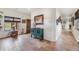 A welcoming foyer features unique decor and leads to other areas of the home at 28098 Green Valley Ln, Conifer, CO 80433