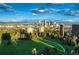 Amazing city views with mountain backdrop, showcasing the property's prime location at 1200 N Humboldt St # 1103, Denver, CO 80218