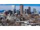 Stunning aerial view of the Denver skyline at 1200 N Humboldt St # 1103, Denver, CO 80218