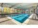 Indoor swimming pool with large windows, providing ample natural light at 1200 N Humboldt St # 1103, Denver, CO 80218