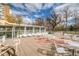 Outdoor patio with tables and chairs, perfect for relaxing or entertaining at 1200 N Humboldt St # 1103, Denver, CO 80218