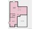 Floorplan shows unfinished basement with staircase and unexcavated area at 17719 Prairie Peak Trl, Parker, CO 80134