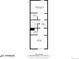 Detailed floor plan showing the layout and dimensions of the upper floor, including bedrooms and bathrooms at 1247 S Idalia St, Aurora, CO 80017