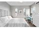 Serene bedroom with modern decor, natural light, and comfortable layout for relaxation and productivity at 4544 Utica St, Denver, CO 80212