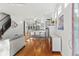 Spacious living room with hardwood floors and an open-concept layout at 4544 Utica St, Denver, CO 80212