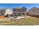 Spacious backyard featuring a patio, perfect for outdoor dining and entertaining at 7506 Sabino Ln, Castle Rock, CO 80108