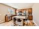 Kitchen featuring an island, stainless steel appliances, and granite countertops at 7506 Sabino Ln, Castle Rock, CO 80108