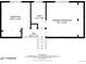 A home floor plan showing a bedroom, bathroom, and main bedroom connected by a hall at 11381 Jay St, Westminster, CO 80020