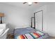 Cozy bedroom with closet and desk at 23 S Nome St # A, Aurora, CO 80012