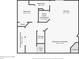Basement floor plan featuring a wet bar, finished basement, storage, and a utility closet at 10155 Riverstone Dr, Parker, CO 80134