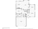Main level floor plan showing kitchen, living spaces, office, mud room, laundry, bathroom, and garage at 10155 Riverstone Dr, Parker, CO 80134